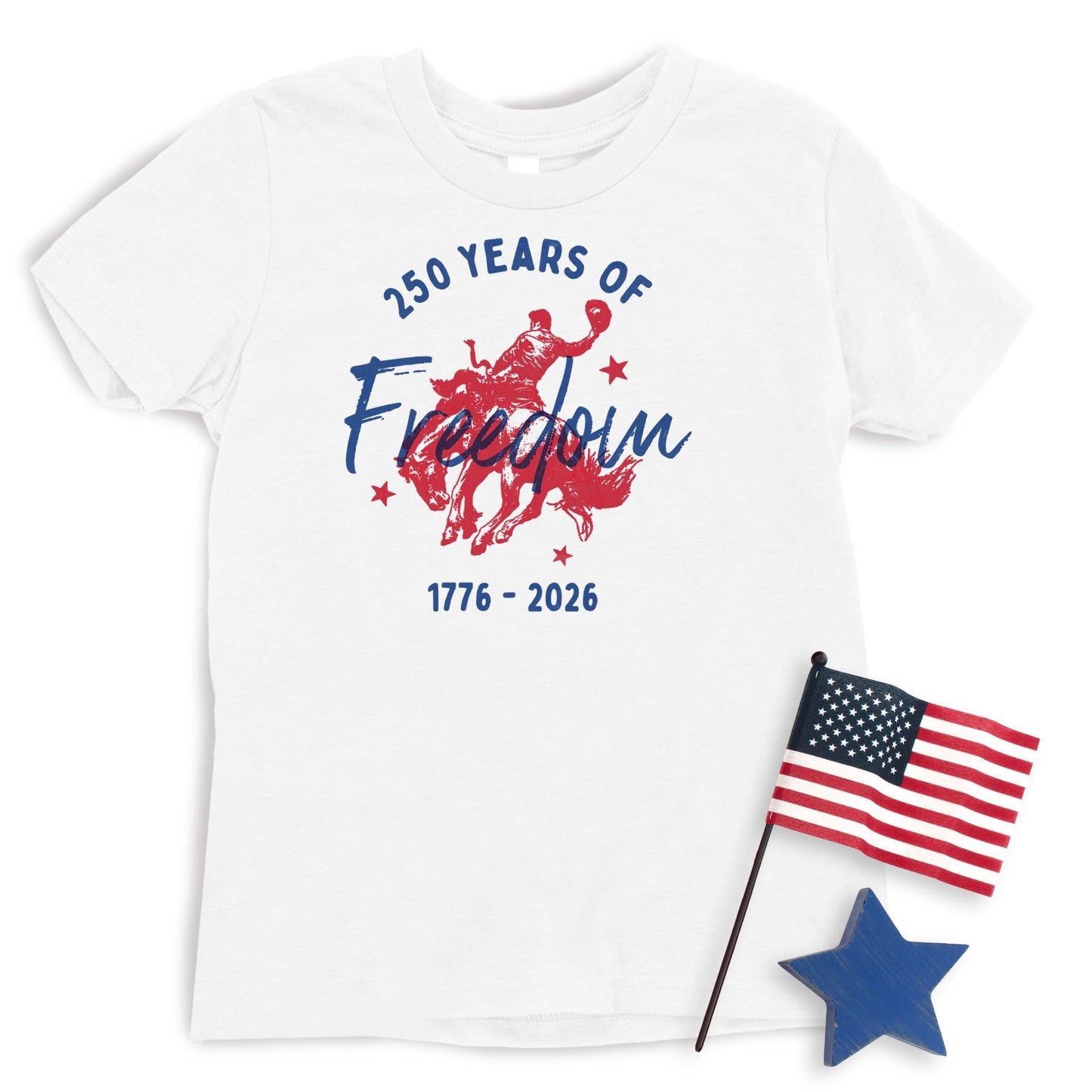 250th Anniversary Freedom Cowboy T-shirt