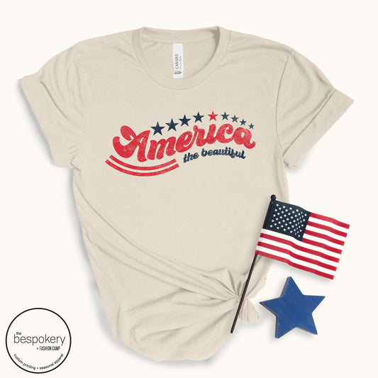 "American the Beautiful" - Sand T-shirt