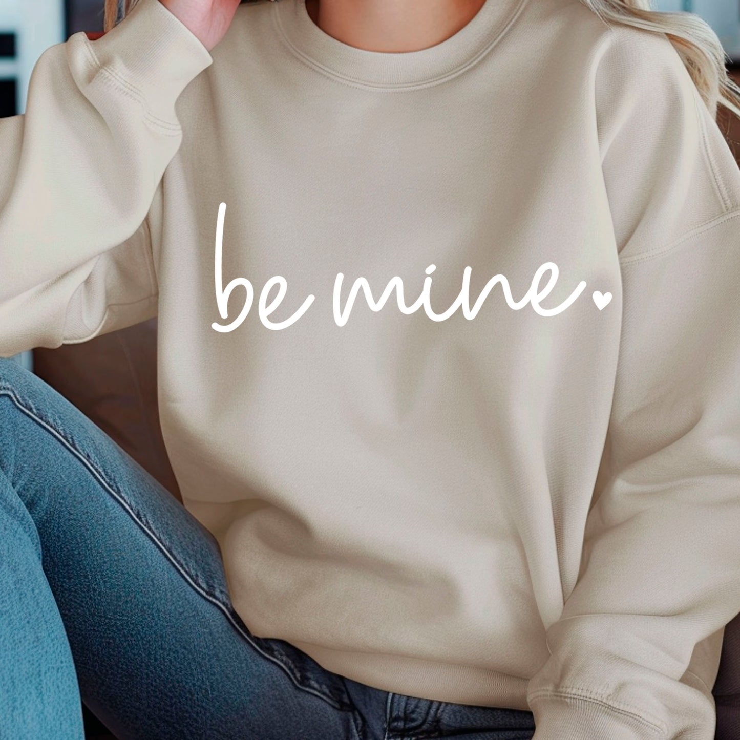 Be Mine Valentine's Adult Sweatshirt
