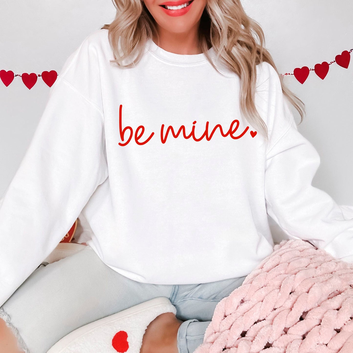 Be Mine Valentine's Adult Sweatshirt