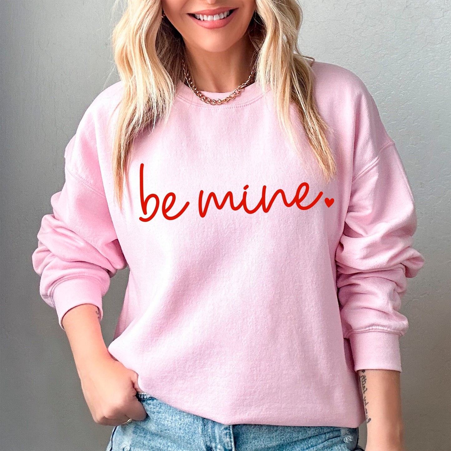 Be Mine Valentine's Adult Sweatshirt