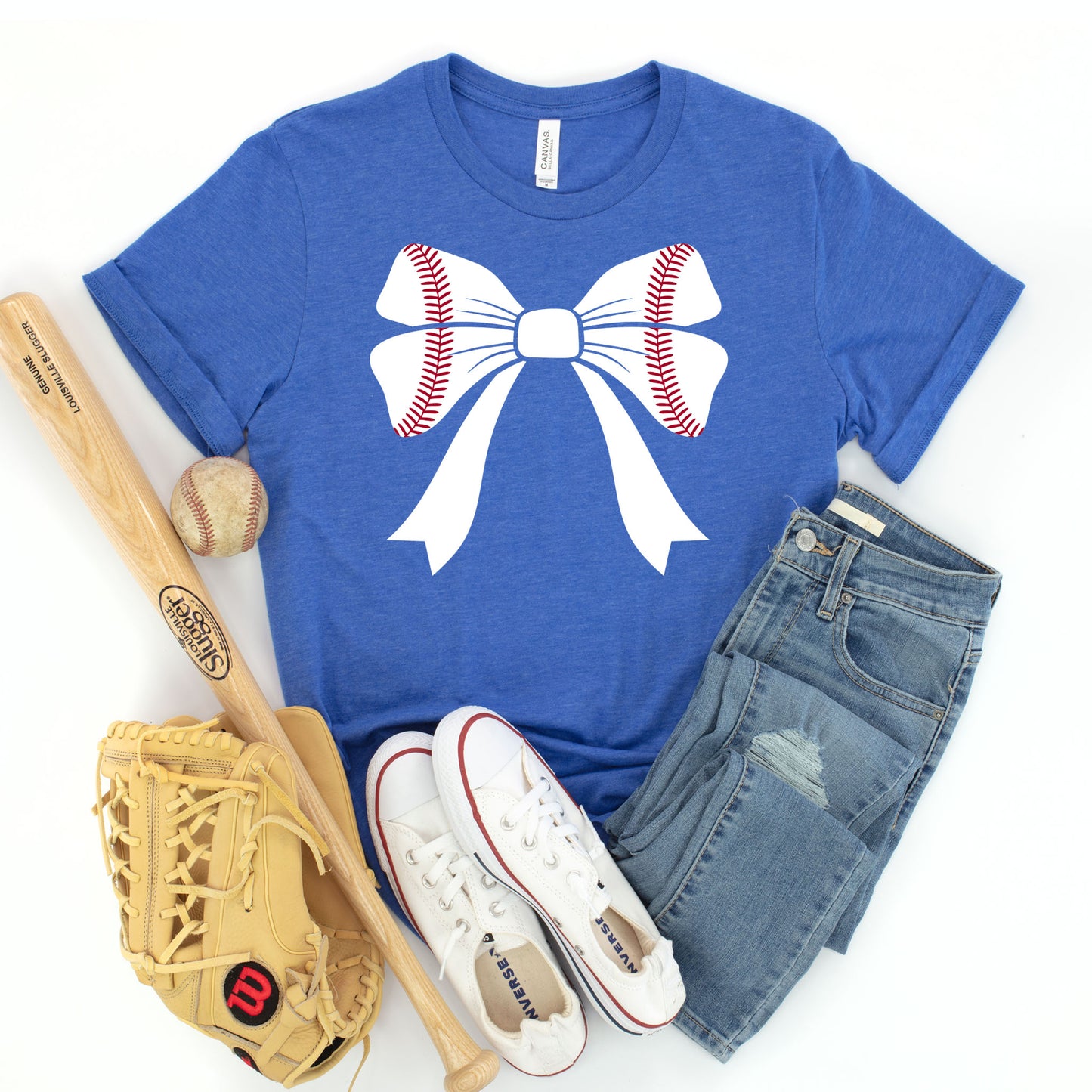 Baseball Bow T-shirt