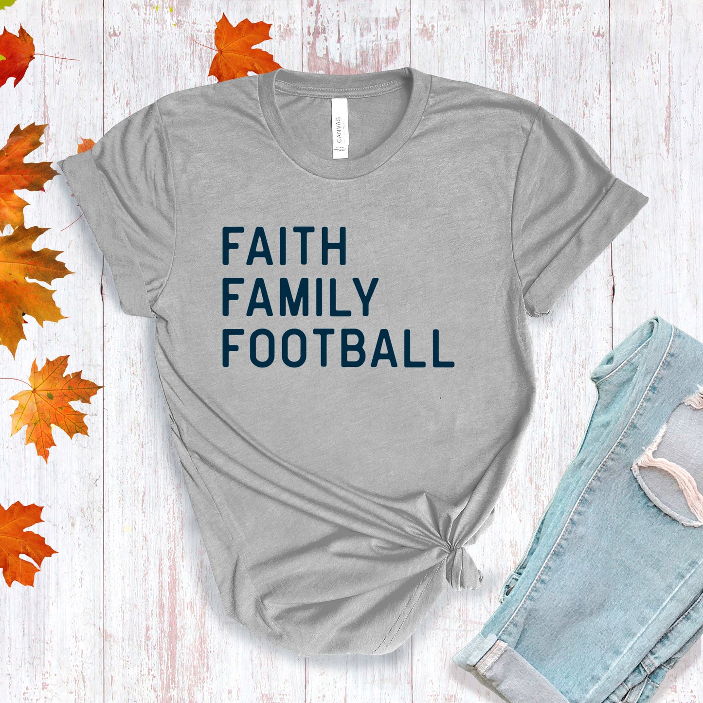 Faith, Family, Football T-shirt