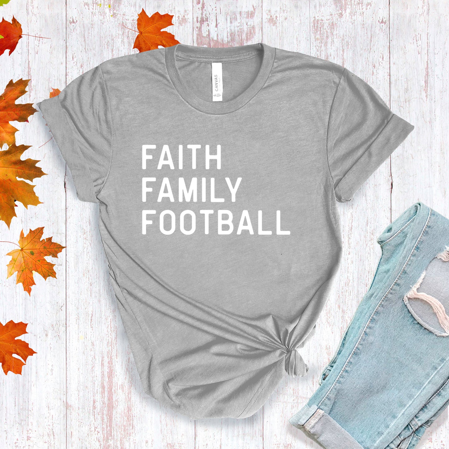 Faith, Family, Football T-shirt