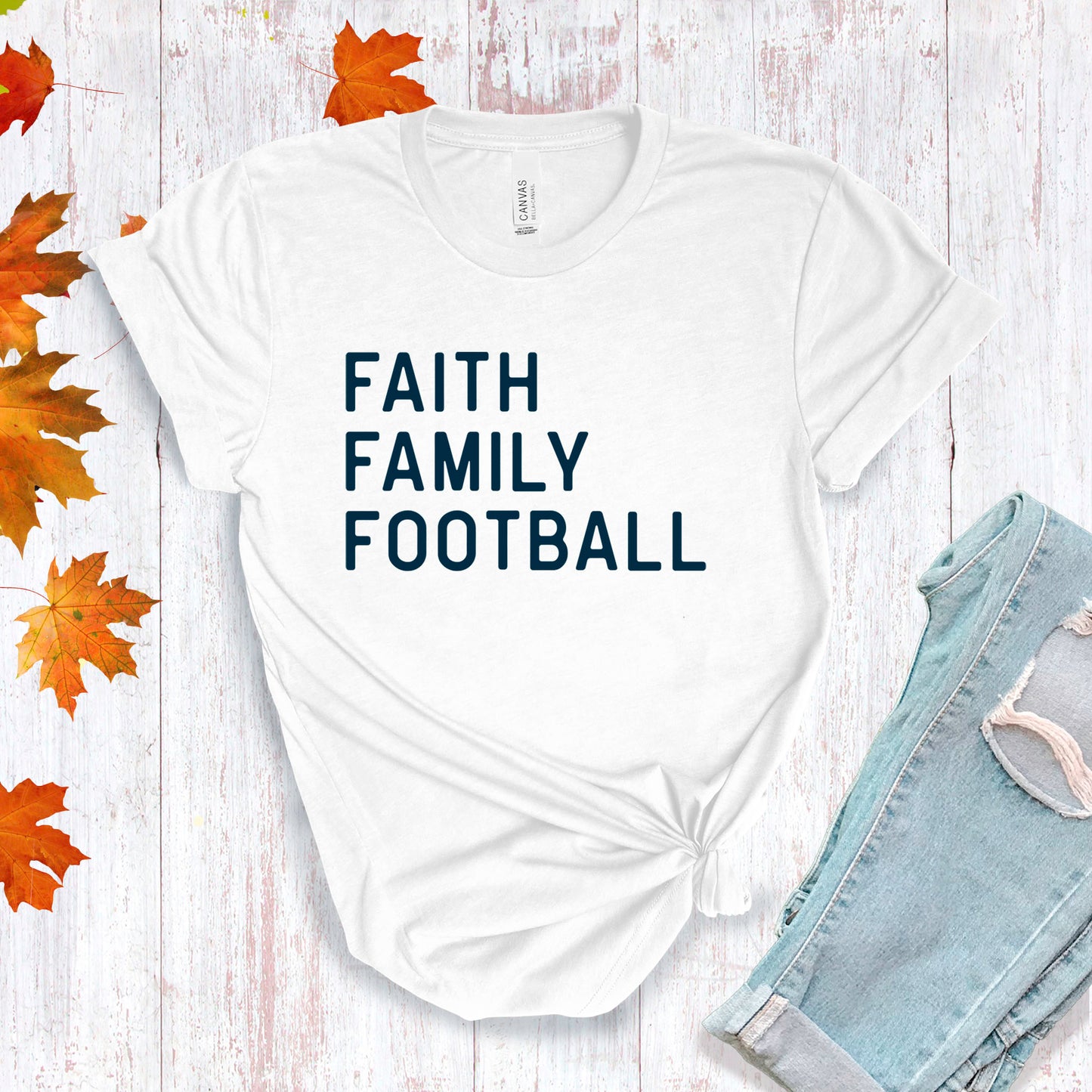 Faith, Family, Football T-shirt