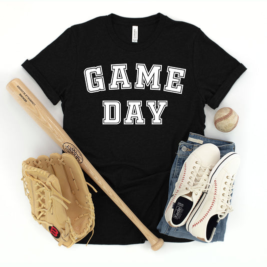 "Game Day" - Black T-shirt