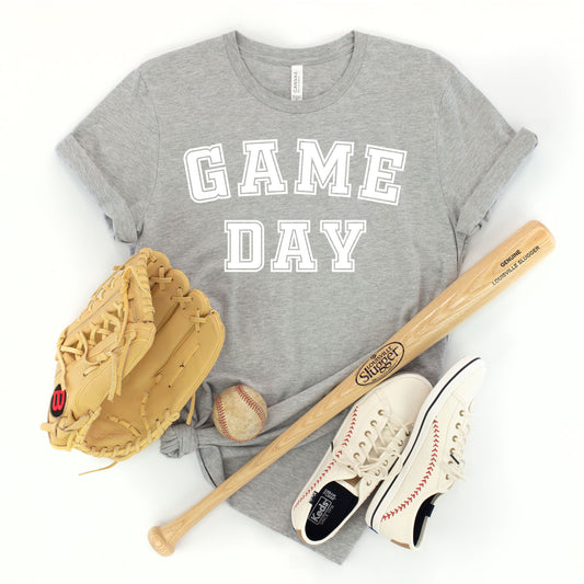 "Game Day" - Heather Grey T-shirt
