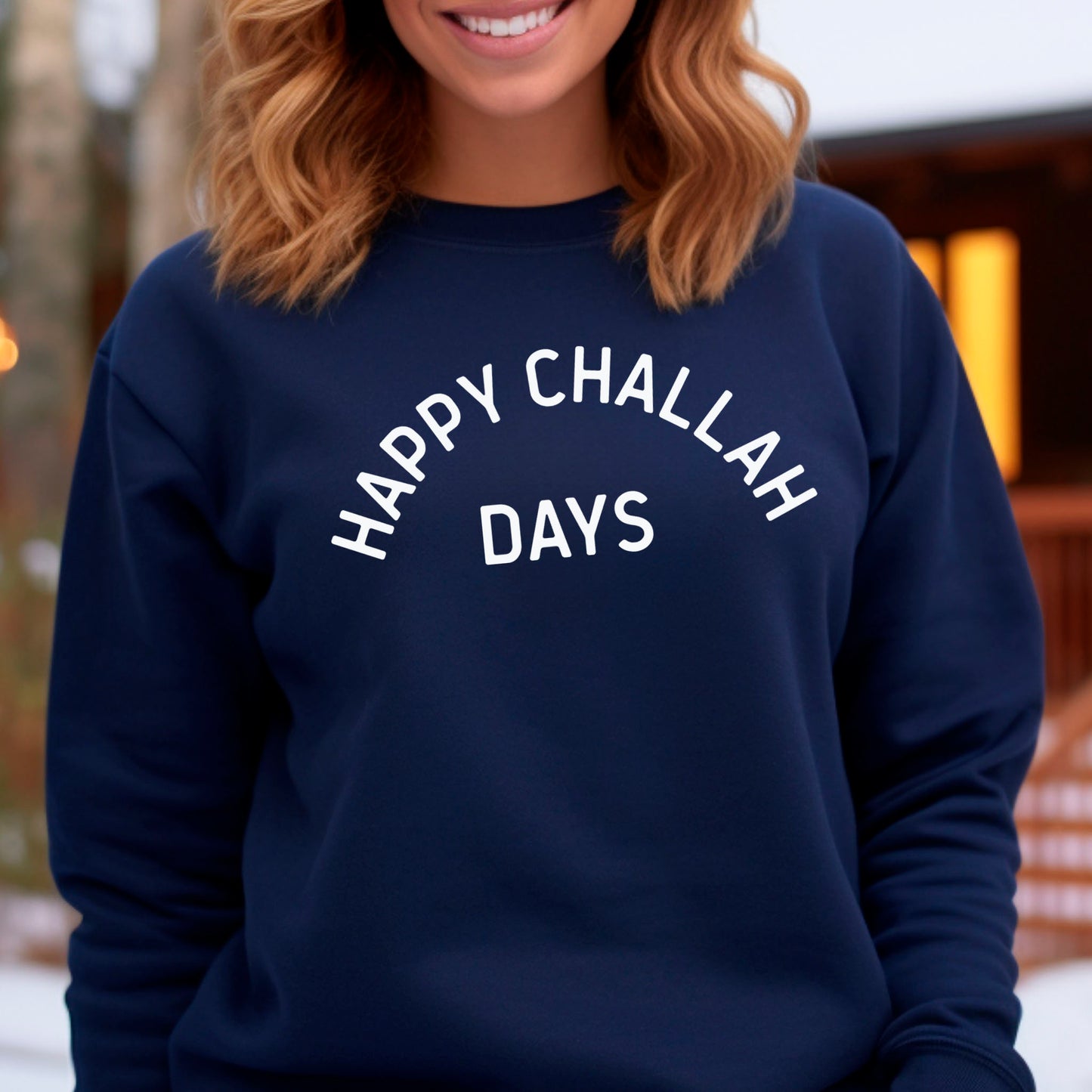 Happy Challah Days Holiday Sweatshirt