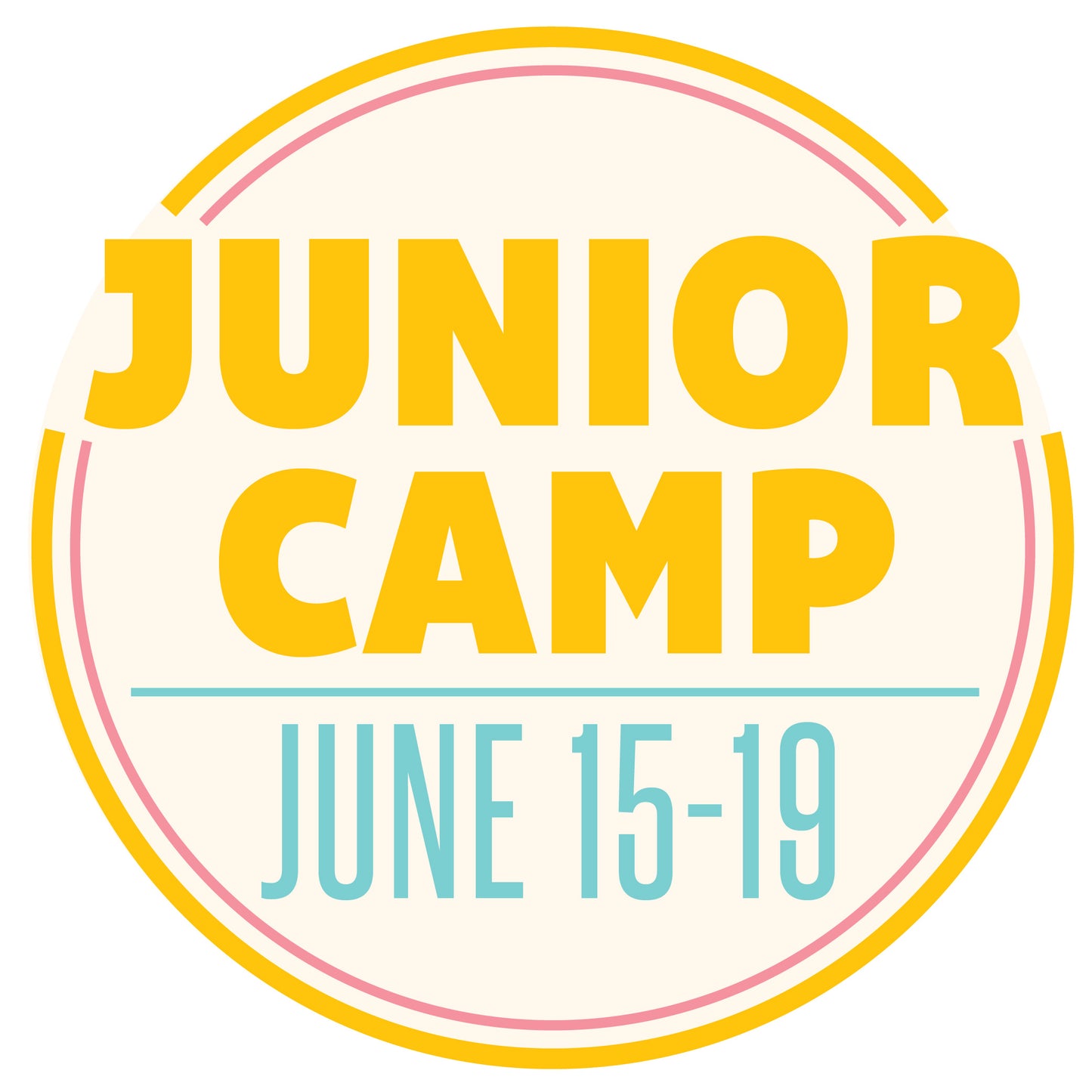 Summer JR Camp: June 15-19, 9am-12pm