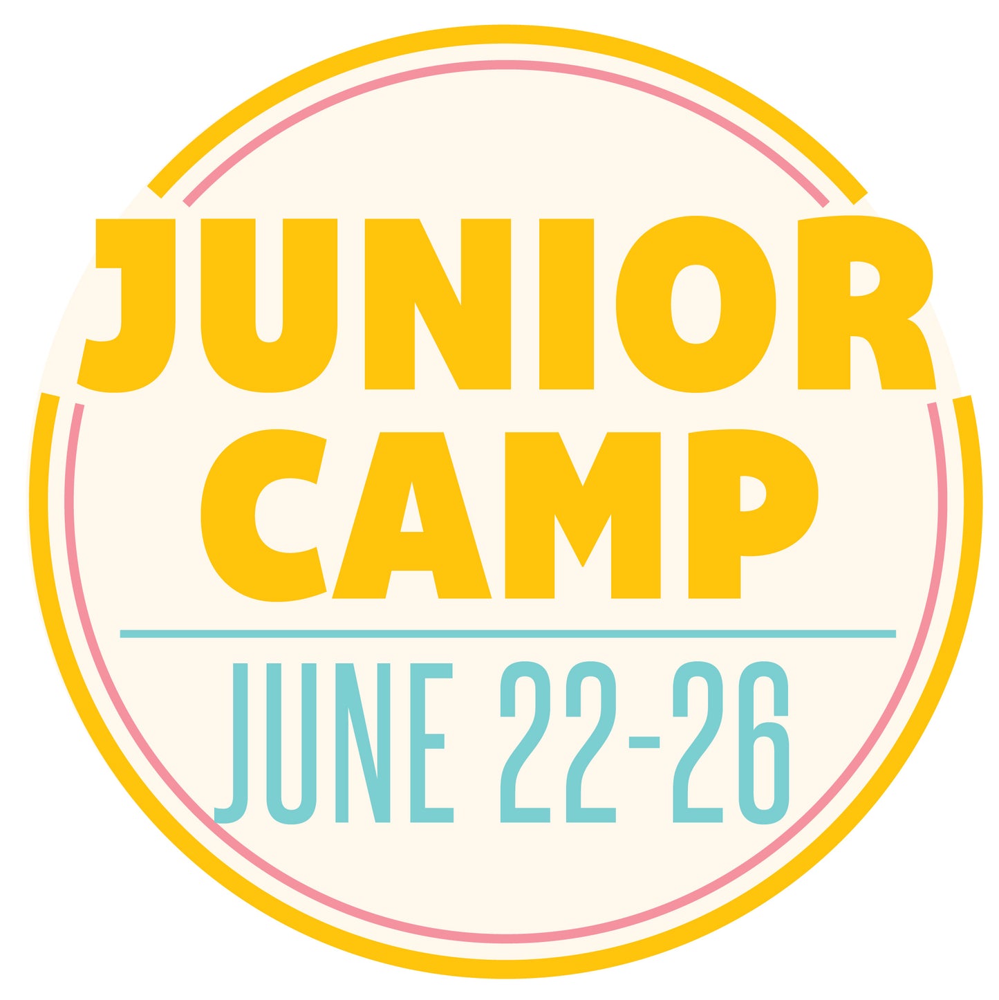 Summer JR Camp: June 22-26, 9am-12pm