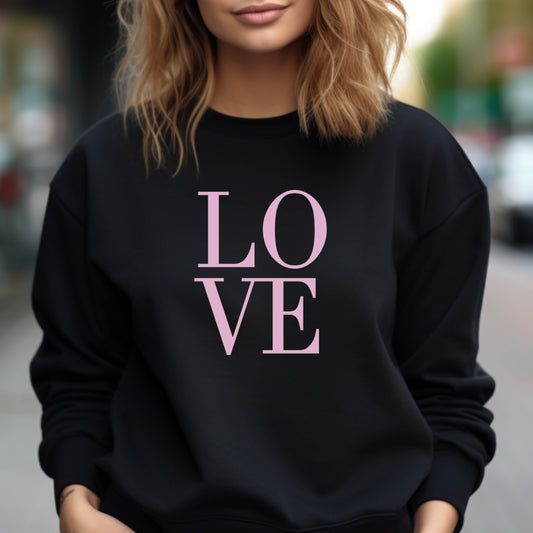 "LOVE" - Black Sweatshirt