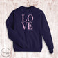"LOVE" - Navy Sweatshirt