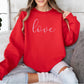 "Love Script" - Red Sweatshirt