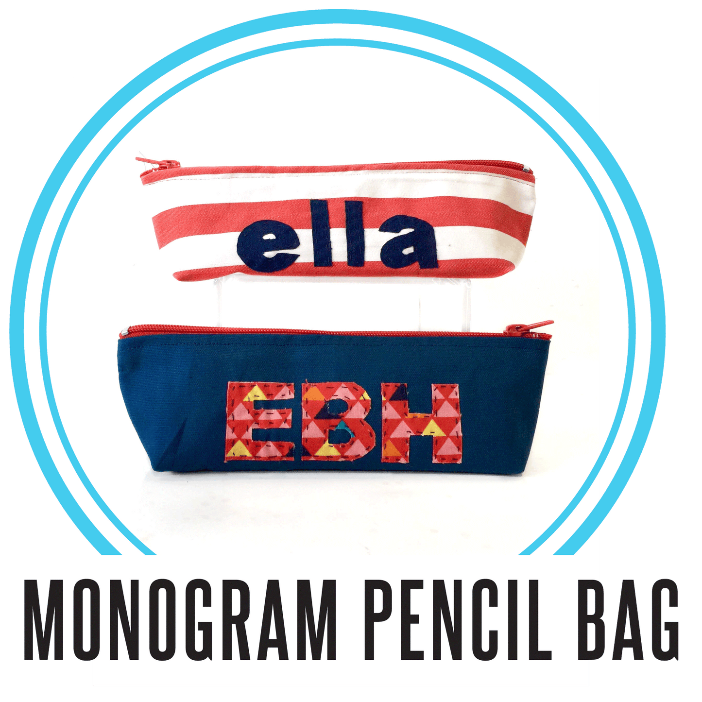 Fashionable Funday: Monogram Pencil Case, Tues- Fri, September 2-5, 3:30pm-5:30pm*