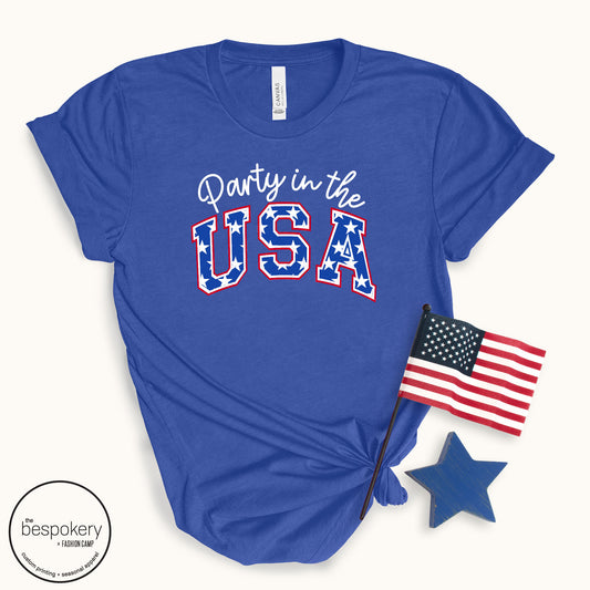 "Party in the USA" - Heather Royal T-shirt