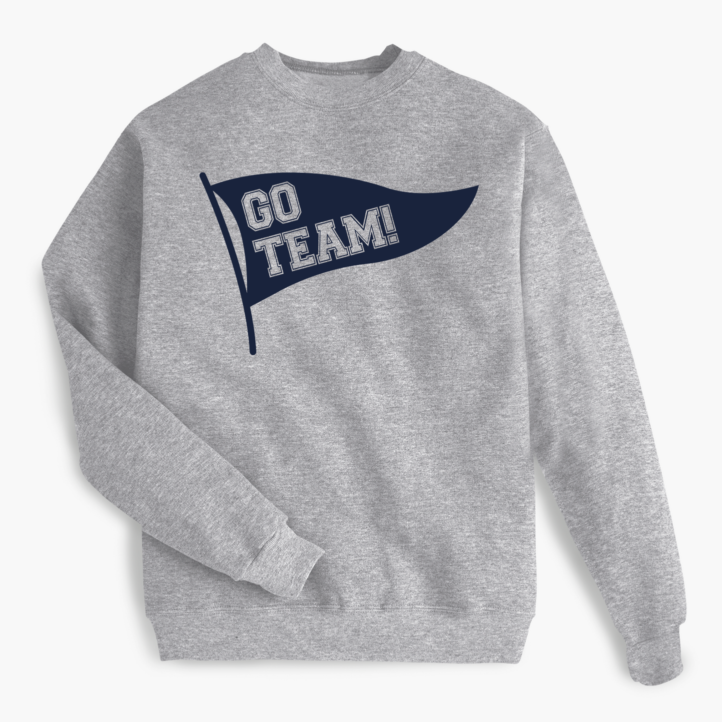 Go Team Pennant Banner Youth Sweatshirt