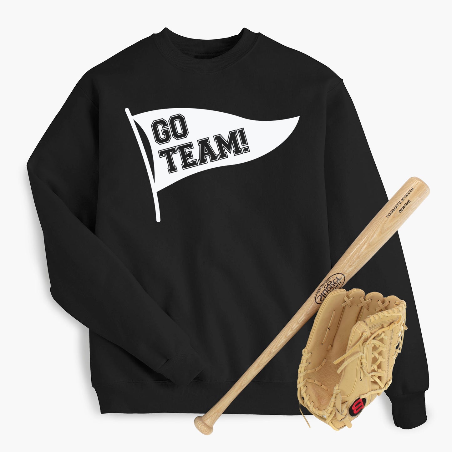 Go Team Pennant Banner Youth Sweatshirt