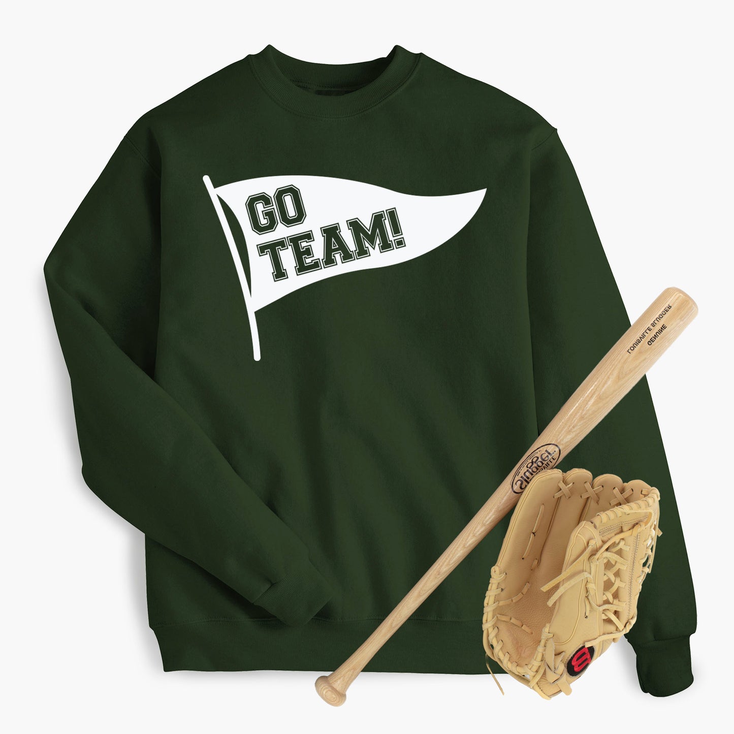 Go Team Pennant Banner Youth Sweatshirt