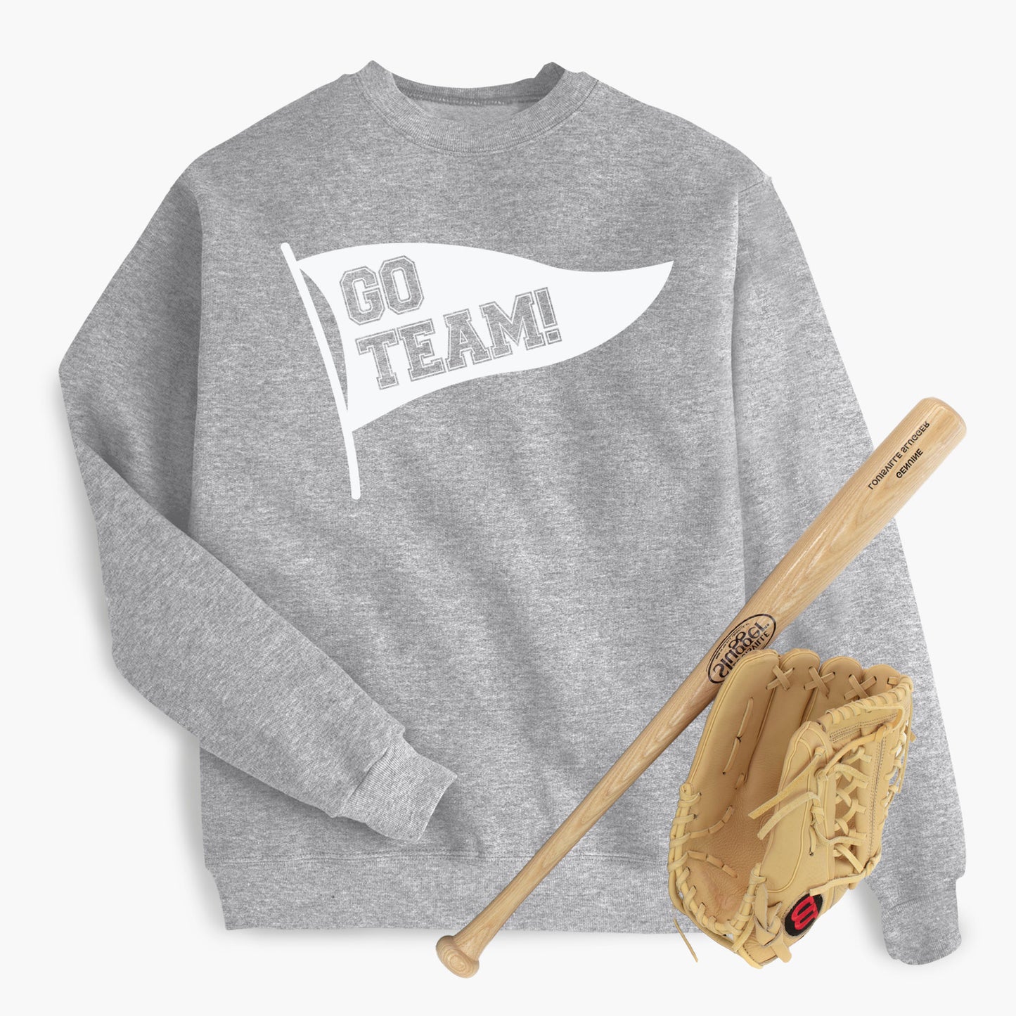 Go Team Pennant Banner Youth Sweatshirt