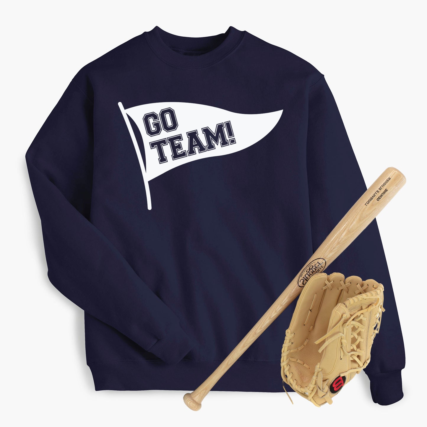 Go Team Pennant Banner Youth Sweatshirt