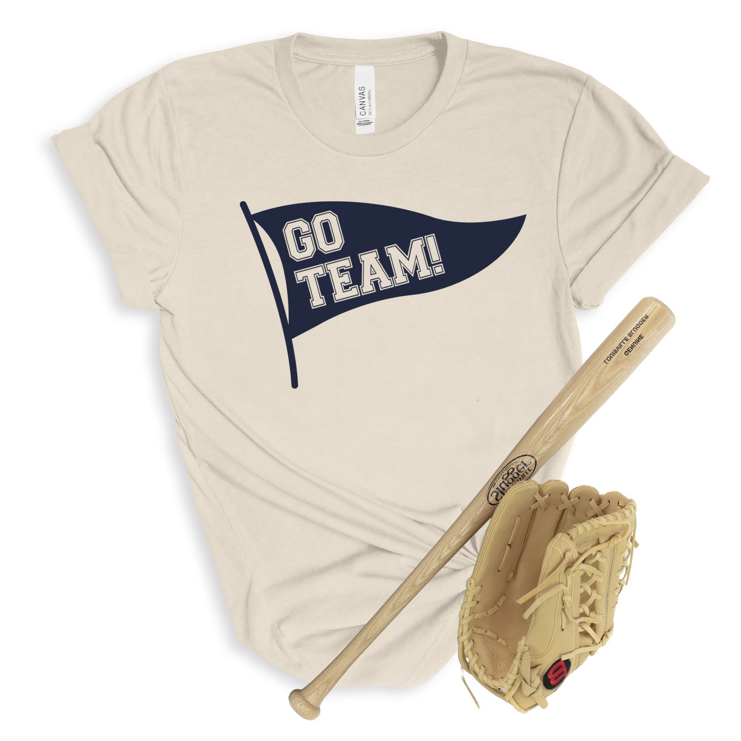 Go Team Pennant Banner T-shirt
