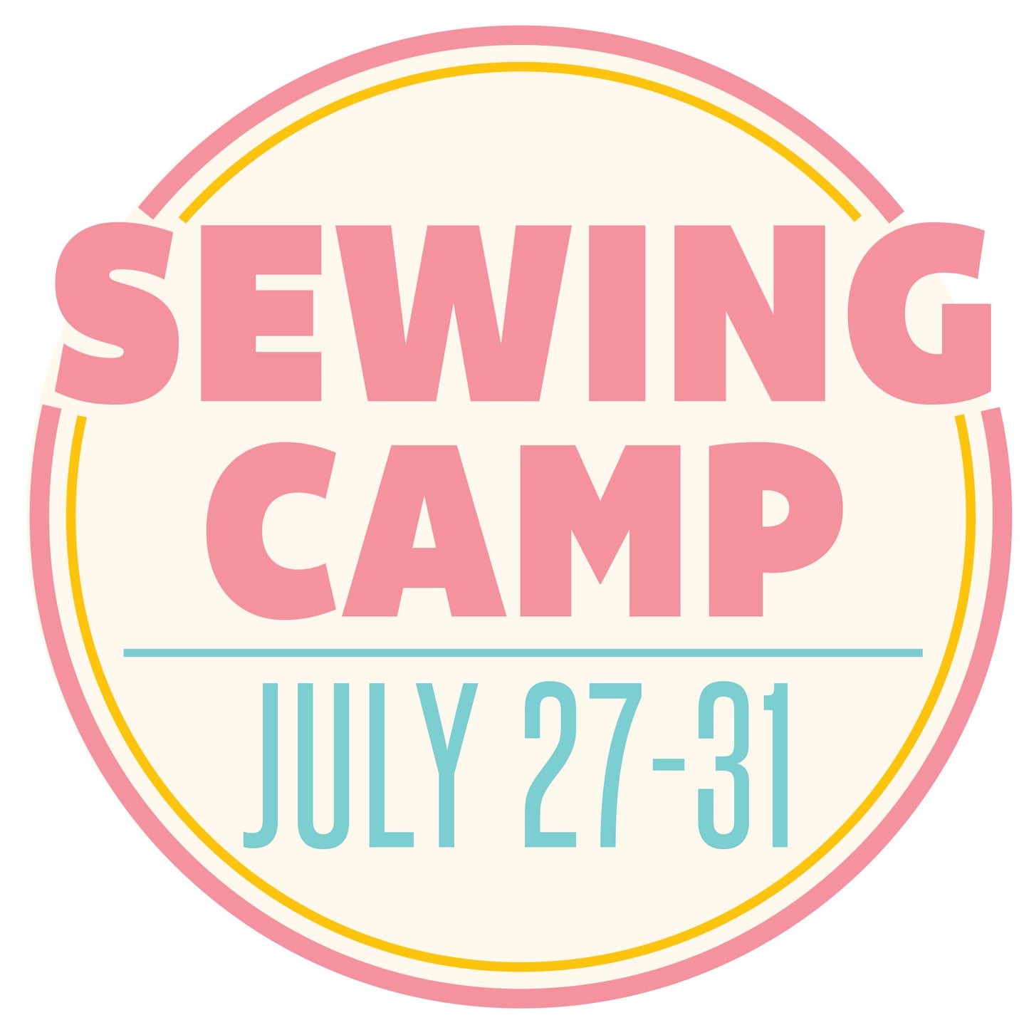 Summer Sewing Camp: July 27-31