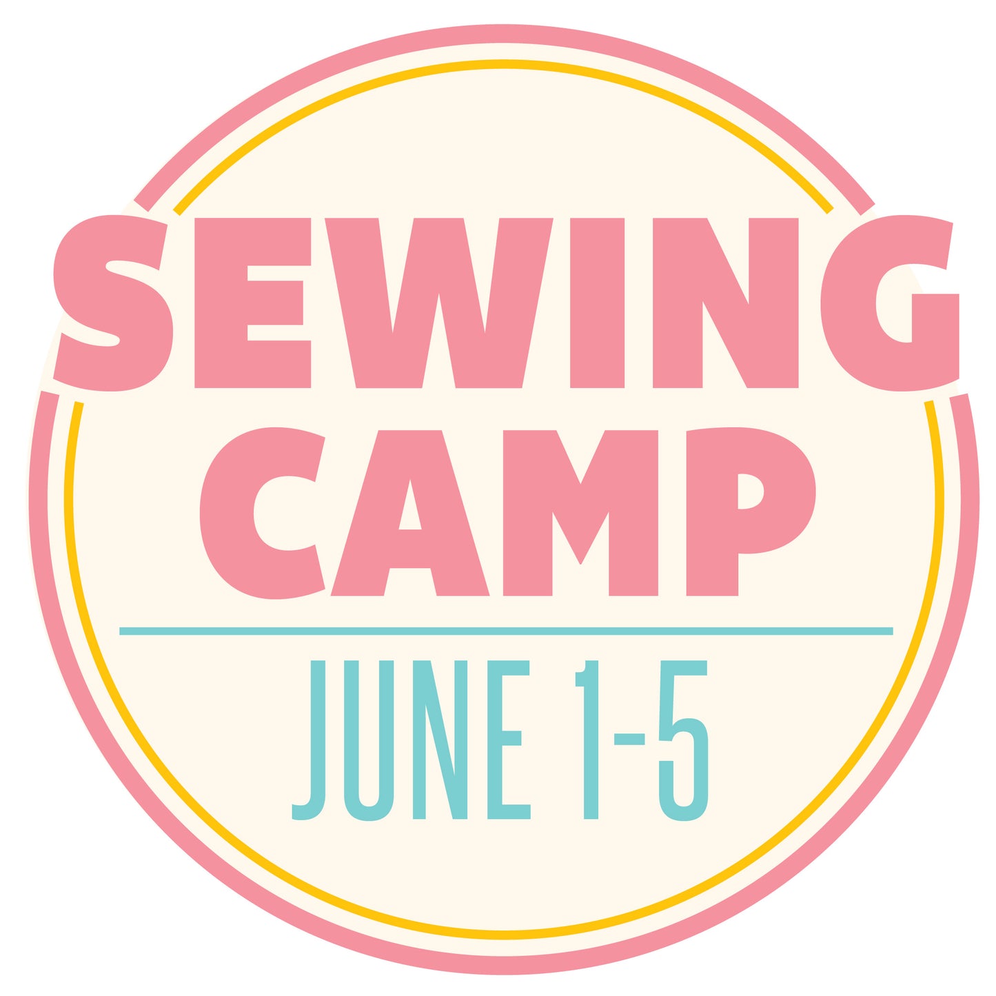 Summer Sewing Camp: June 1-5
