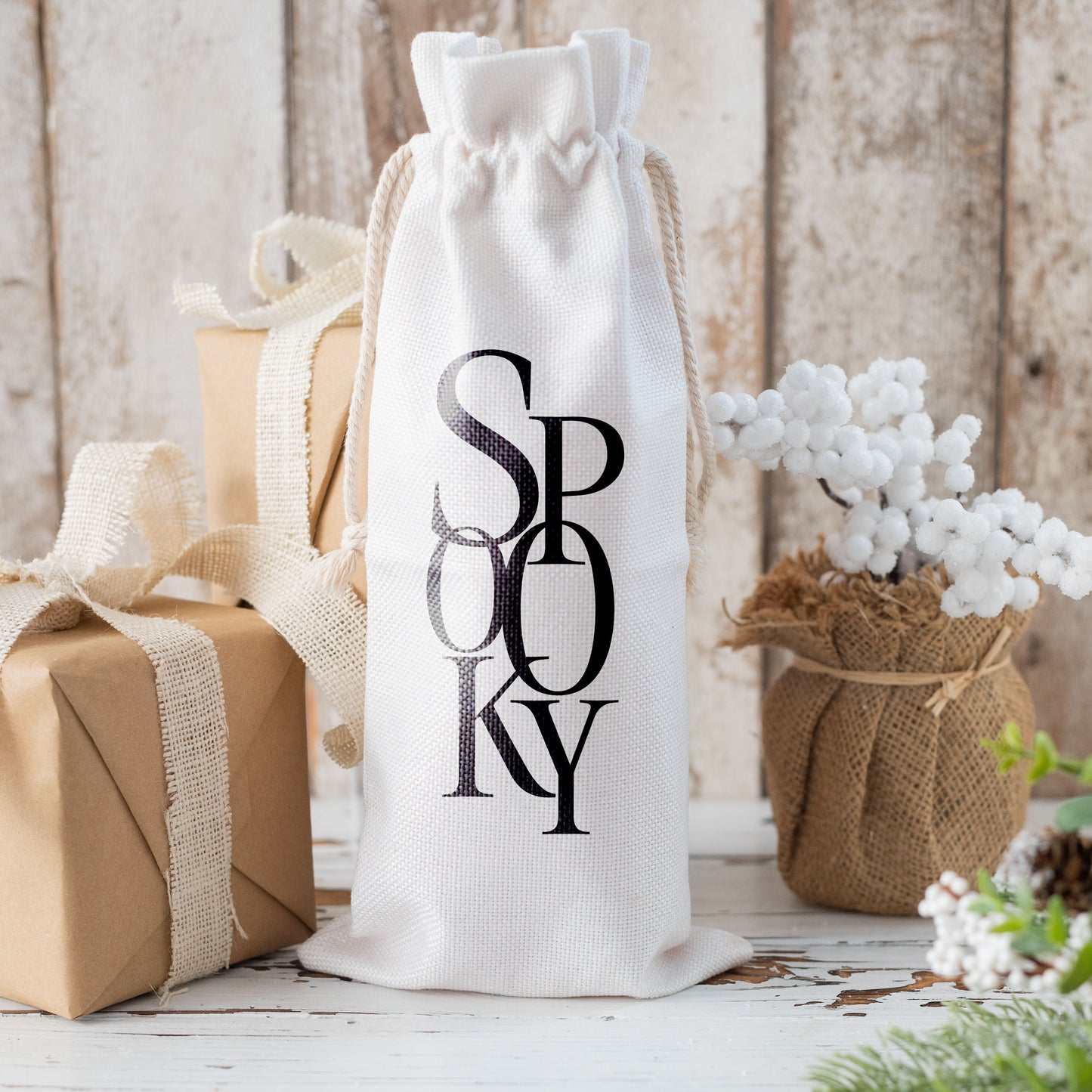Spooky Halloween Wine Bag