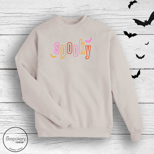 "Spooky" - Sand Sweatshirt (Adult only)