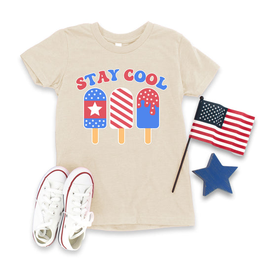 "Stay Cool" - Sand T-shirt (Youth Only)
