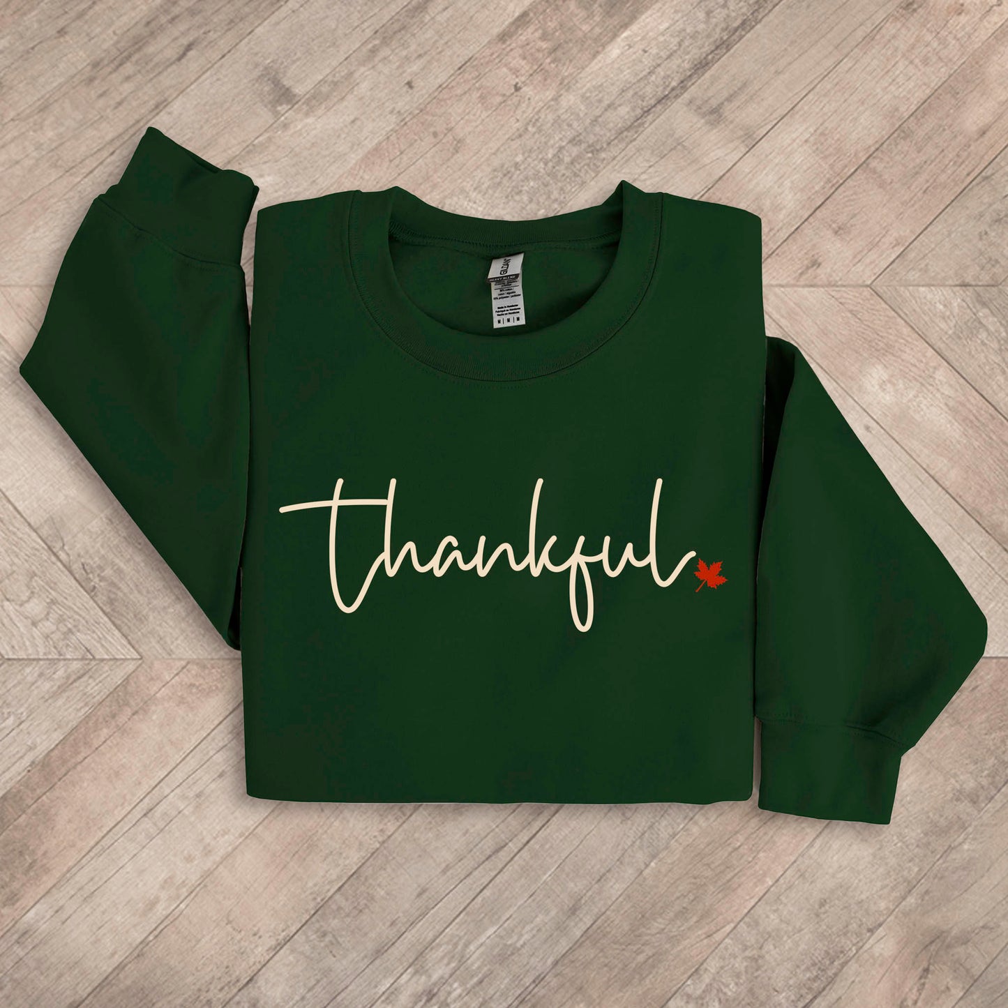 Thankful Script Sweatshirt