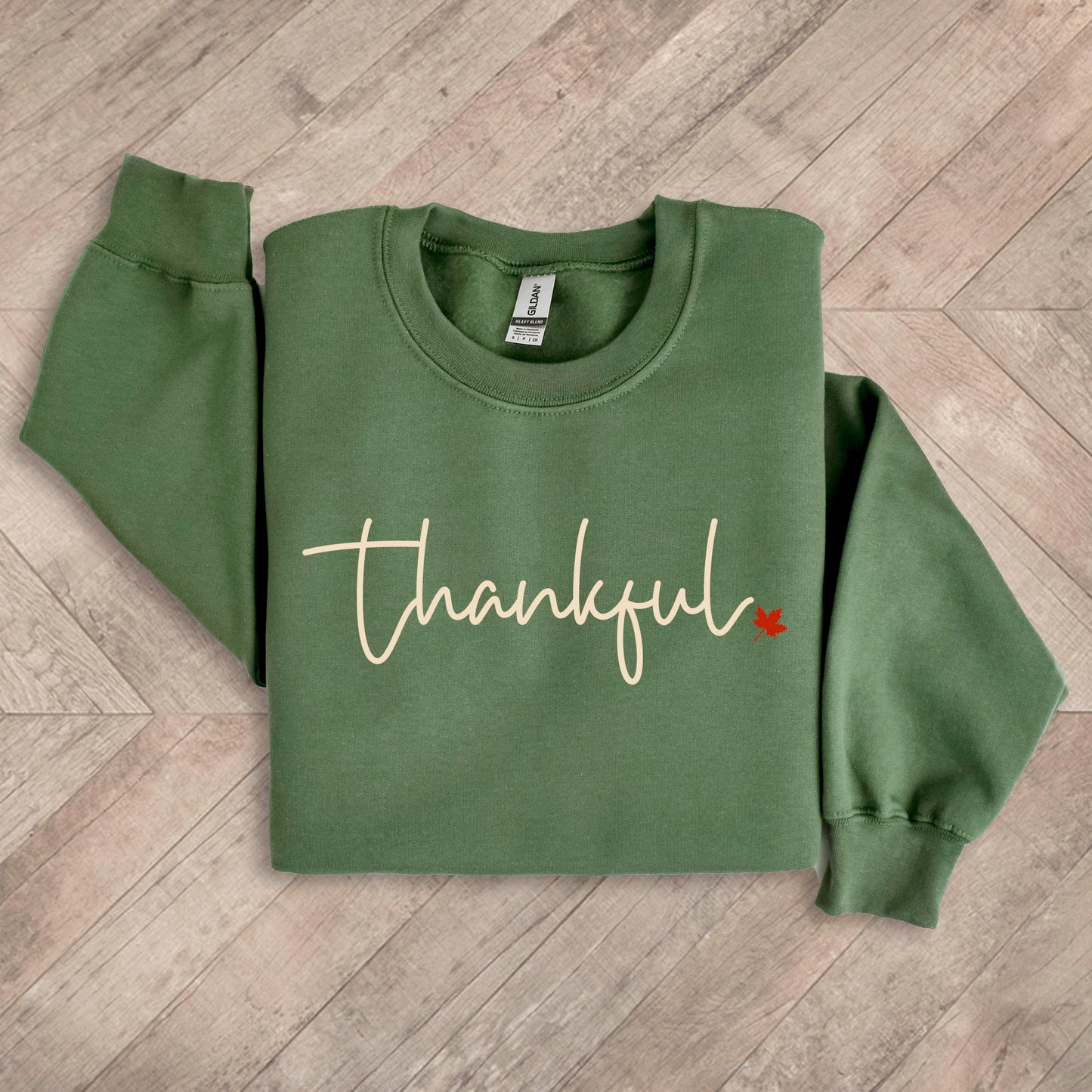 Thankful Script Sweatshirt