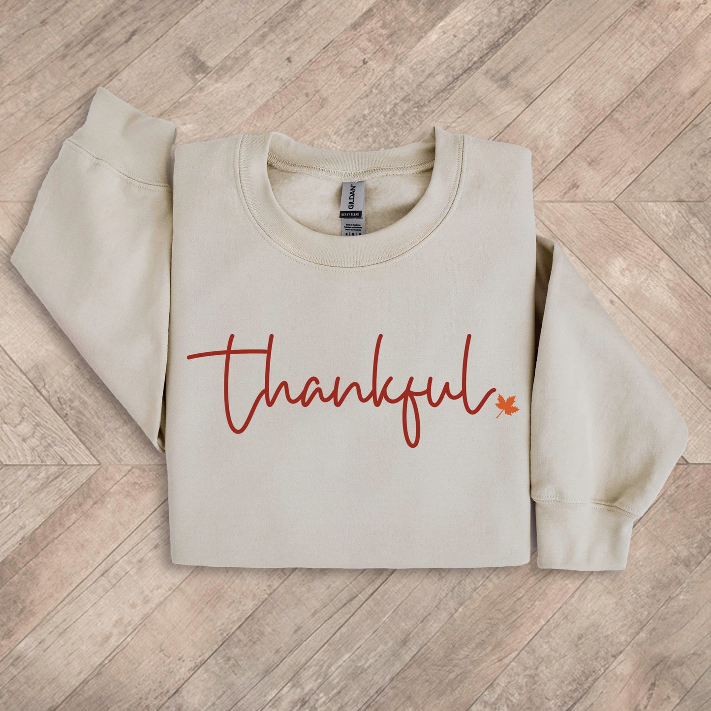 Thankful Script Sweatshirt