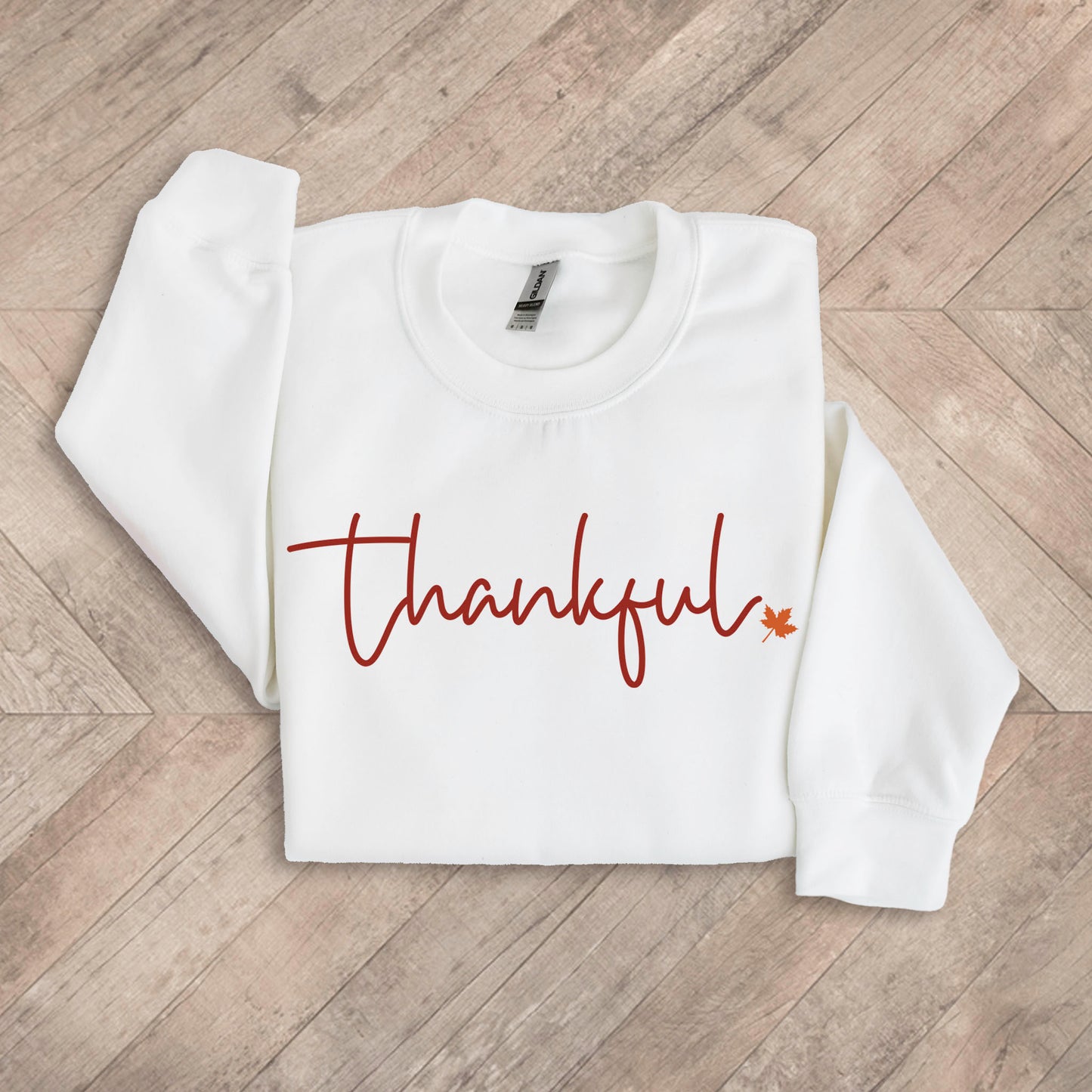 Thankful Script Sweatshirt