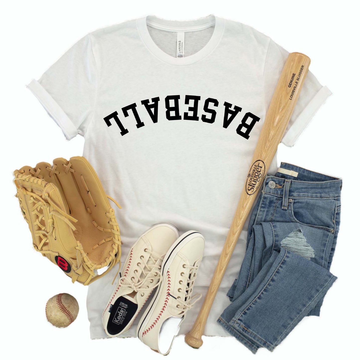 Upside Down Baseball T-shirt