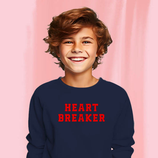 "Varsity Heartbreaker" - Navy Sweatshirt