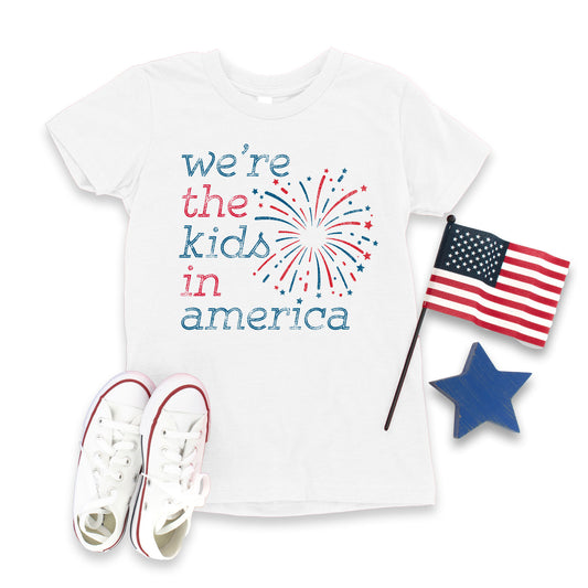 "We're the Kids in America" - White T-shirt (Youth Only)