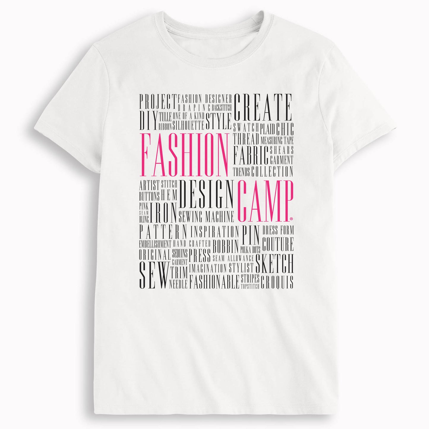 Fashion Camp Words Tee