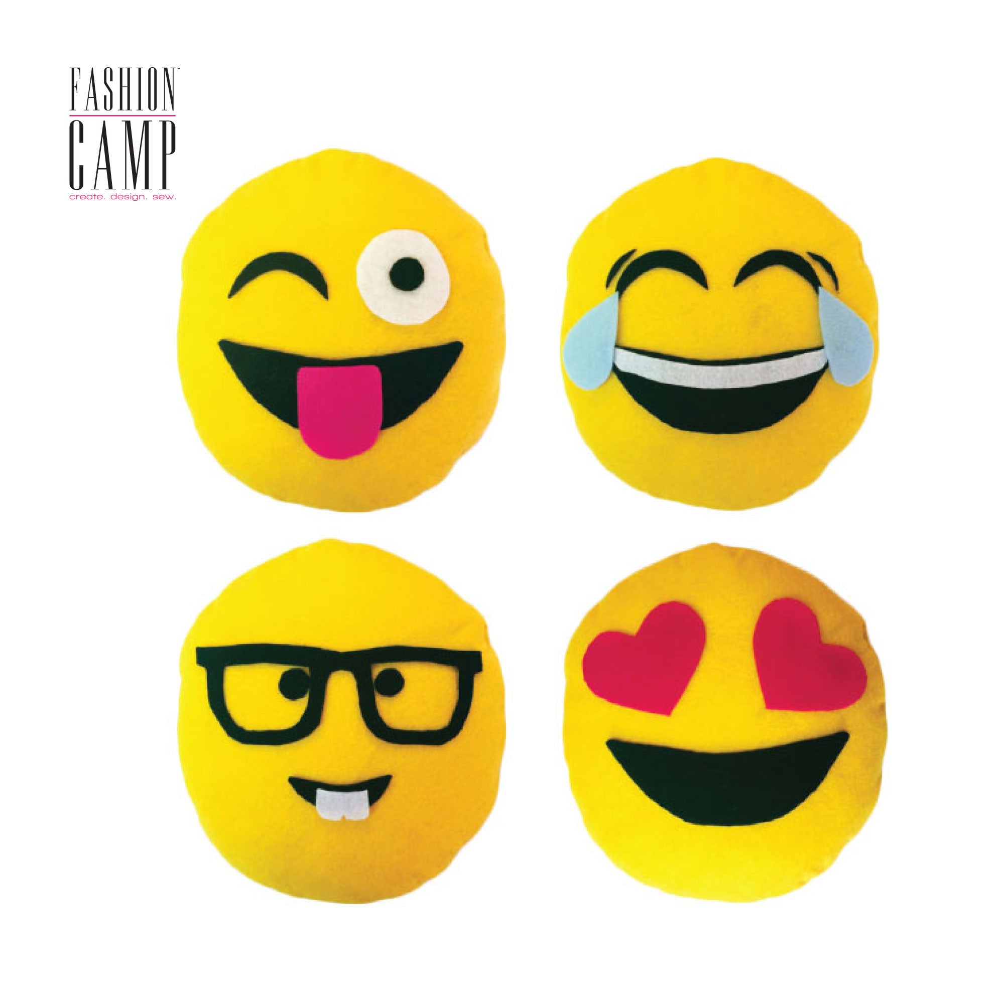 Emoji face clearance pillow