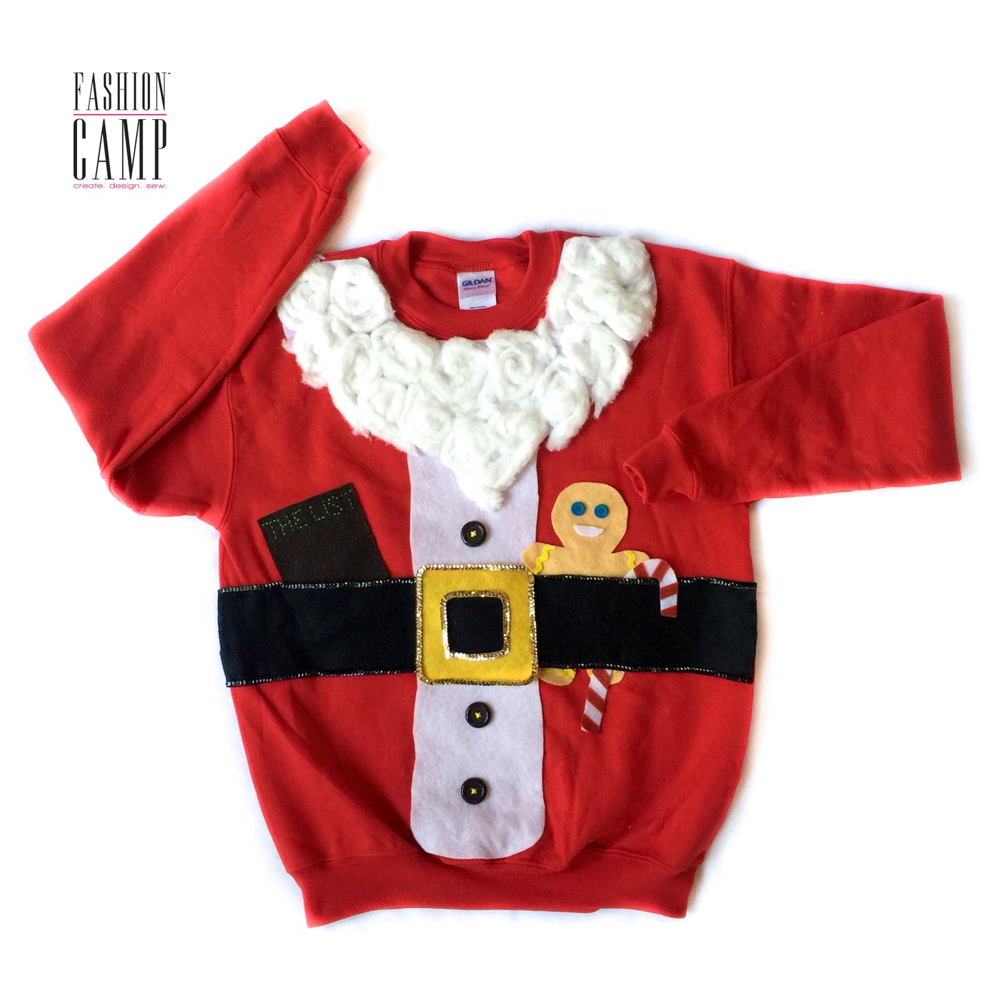 DIY Kit Ugly Christmas Sweater | Santa "Ugly" Holiday Sweater