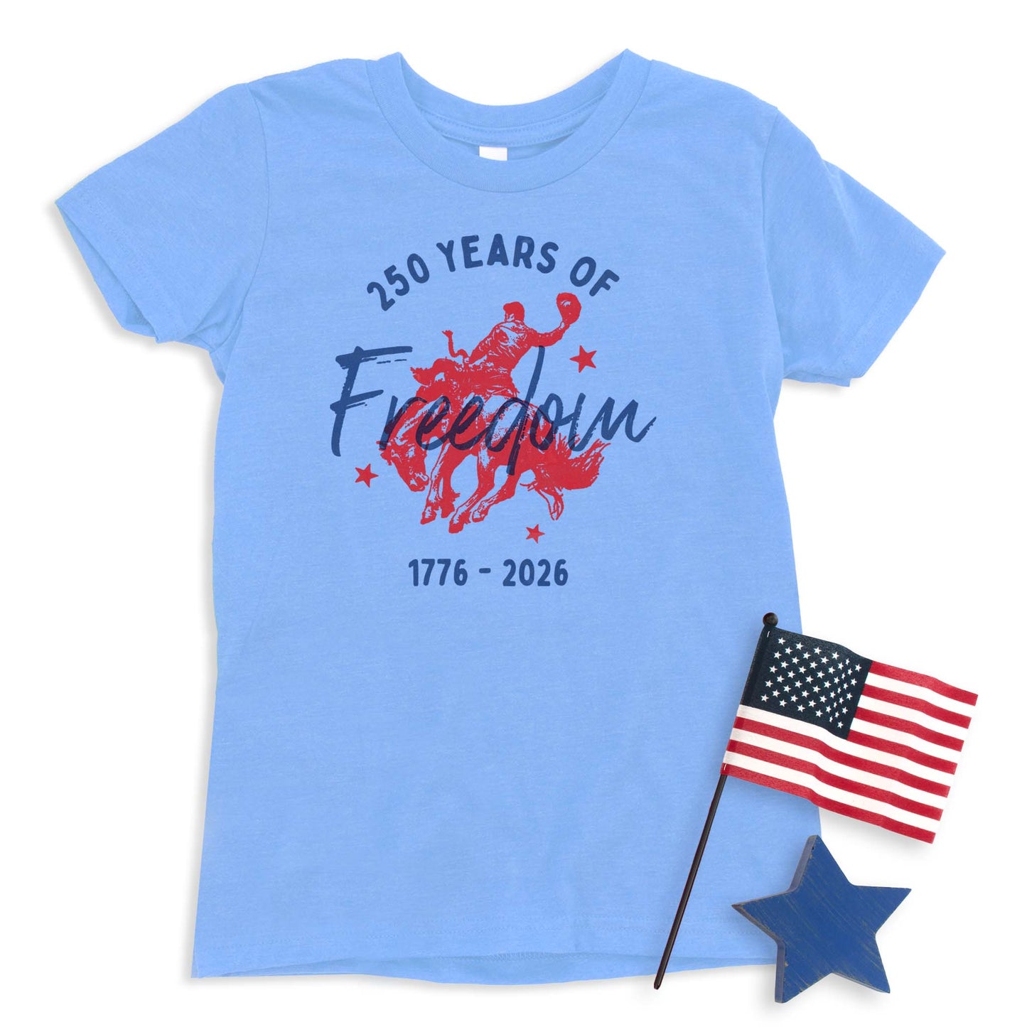250th Anniversary Freedom Cowboy T-shirt