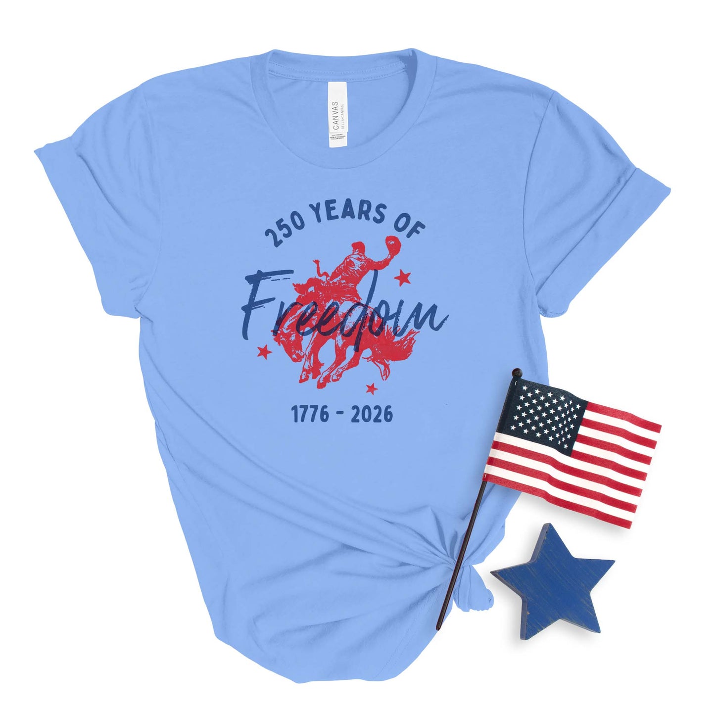 250th Anniversary Freedom Cowboy T-shirt