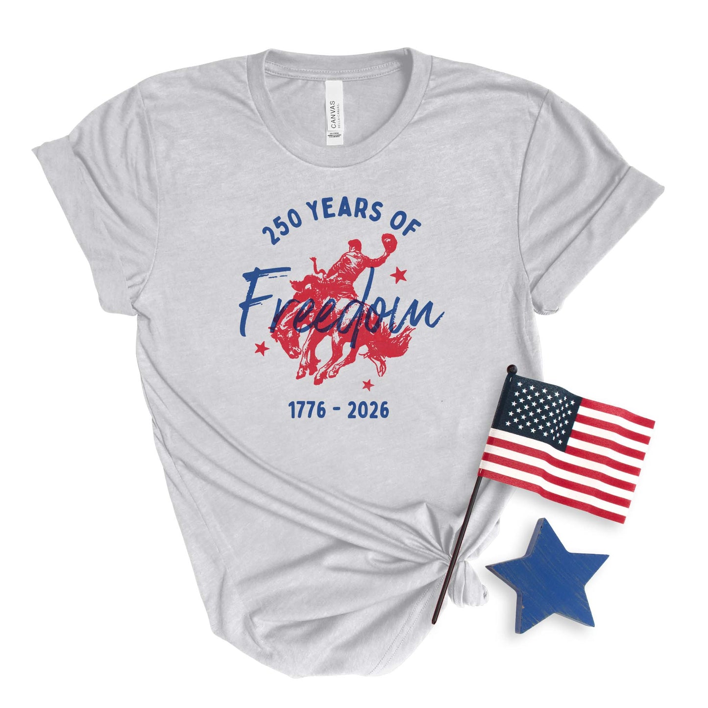 250th Anniversary Freedom Cowboy T-shirt