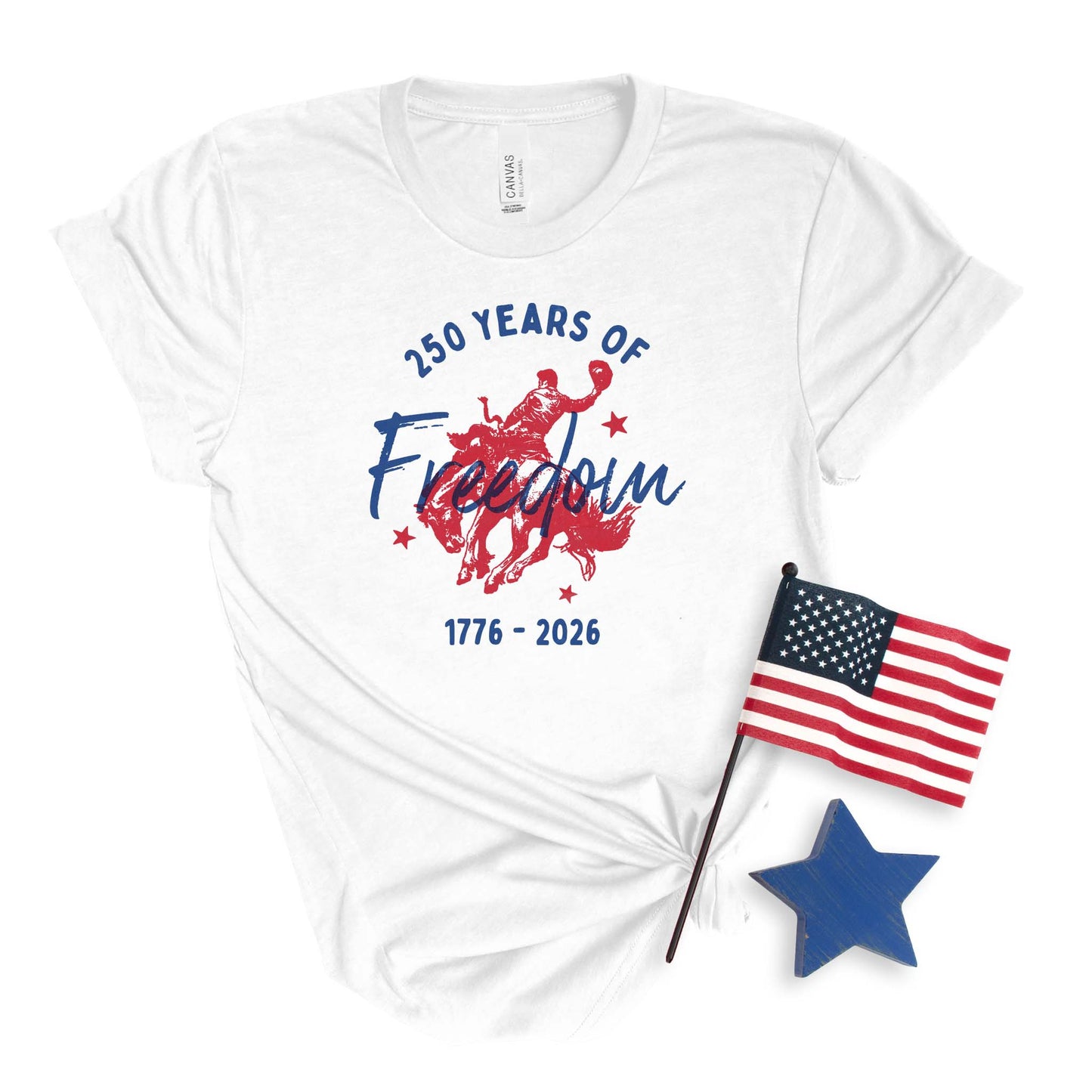 250th Anniversary Freedom Cowboy T-shirt