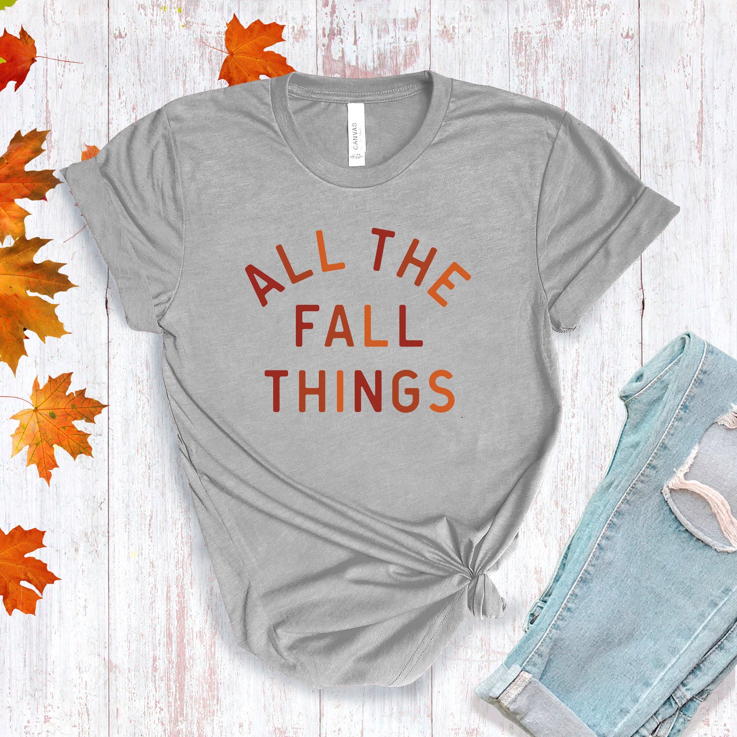 All The Fall Things - Heather Grey T-shirt