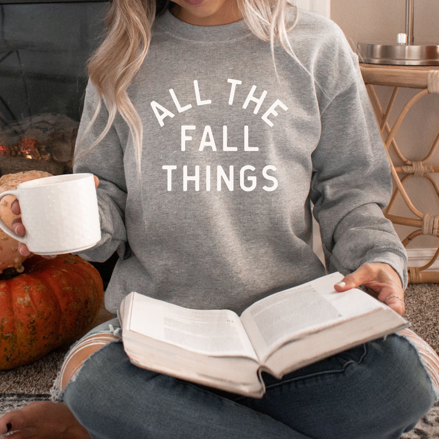 All The Fall Things - Sand Sweatshirt