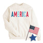 Colorblock America Sweatshirt