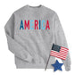 Colorblock America Sweatshirt