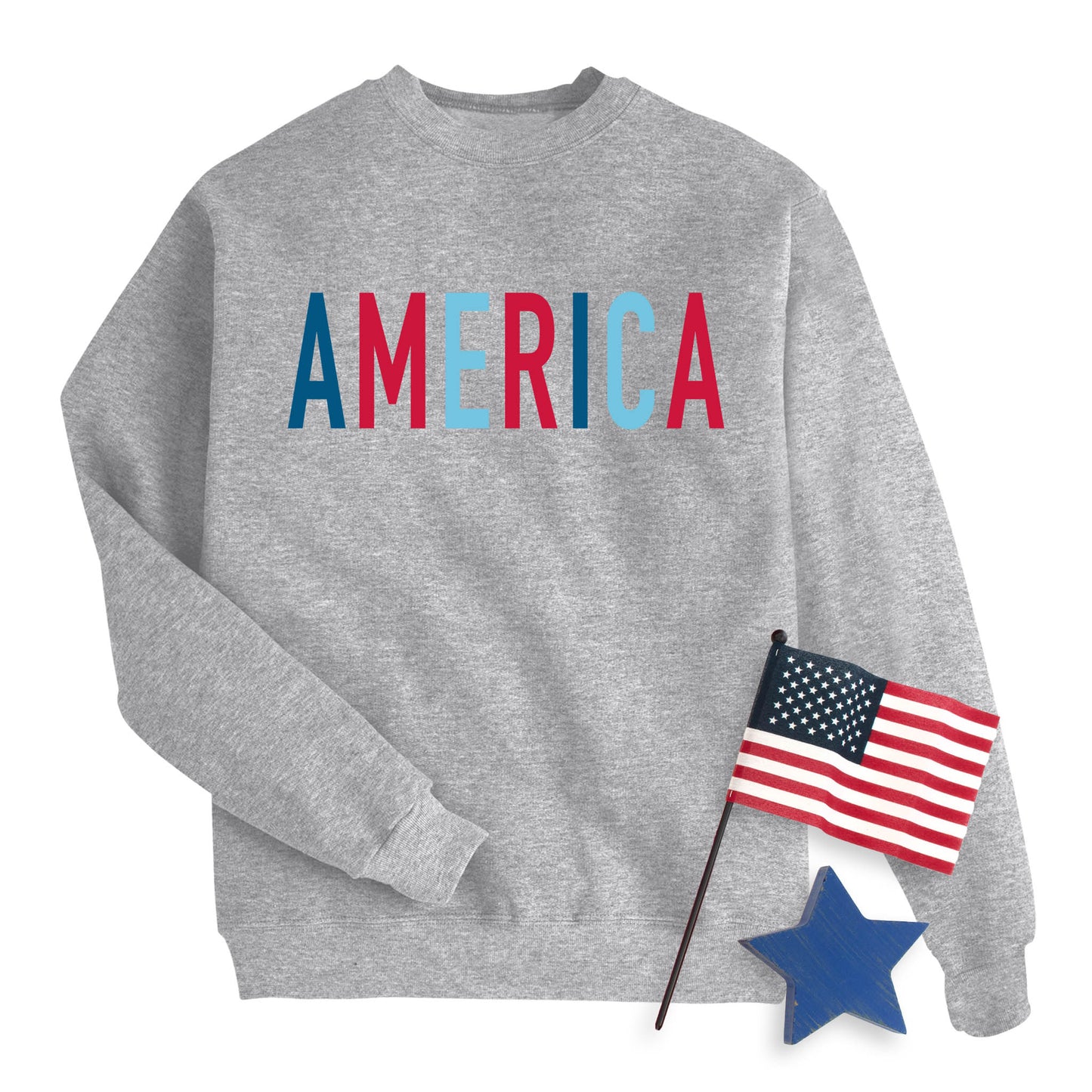 Colorblock America Sweatshirt