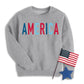 Color Block America Sweatshirt